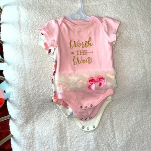 Little Treasures 3-6 month 3pc onesies